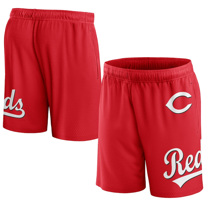 Men's Cincinnati Reds Red Clincher Mesh Shorts